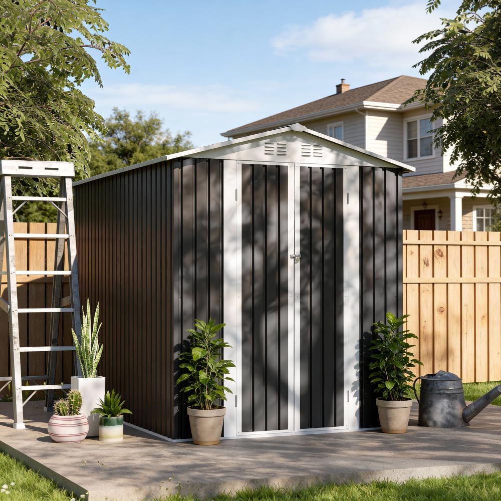 best metal garden shed,metal garden shed worth buying,metal shed pros and cons,metal vs plastic garden shed,should I buy a metal shed,callmego metal shed honest - detailed features and technical specifications