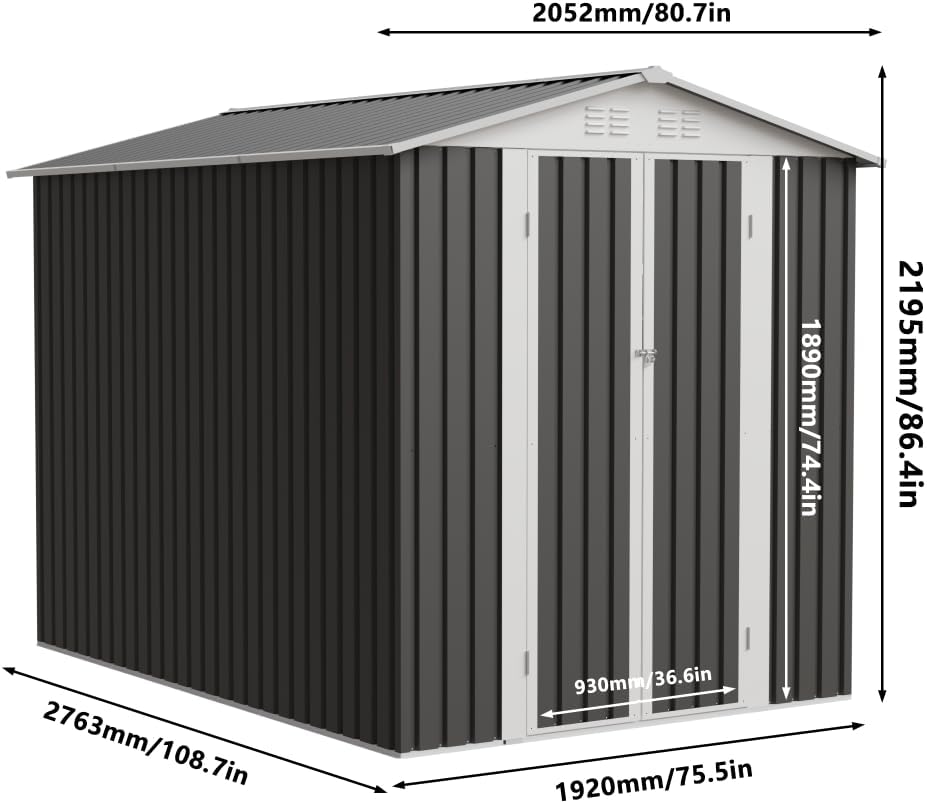 best metal garden shed,metal garden shed worth buying,metal shed pros and cons,metal vs plastic garden shed,should I buy a metal shed,callmego metal shed honest unboxing and complete package contents