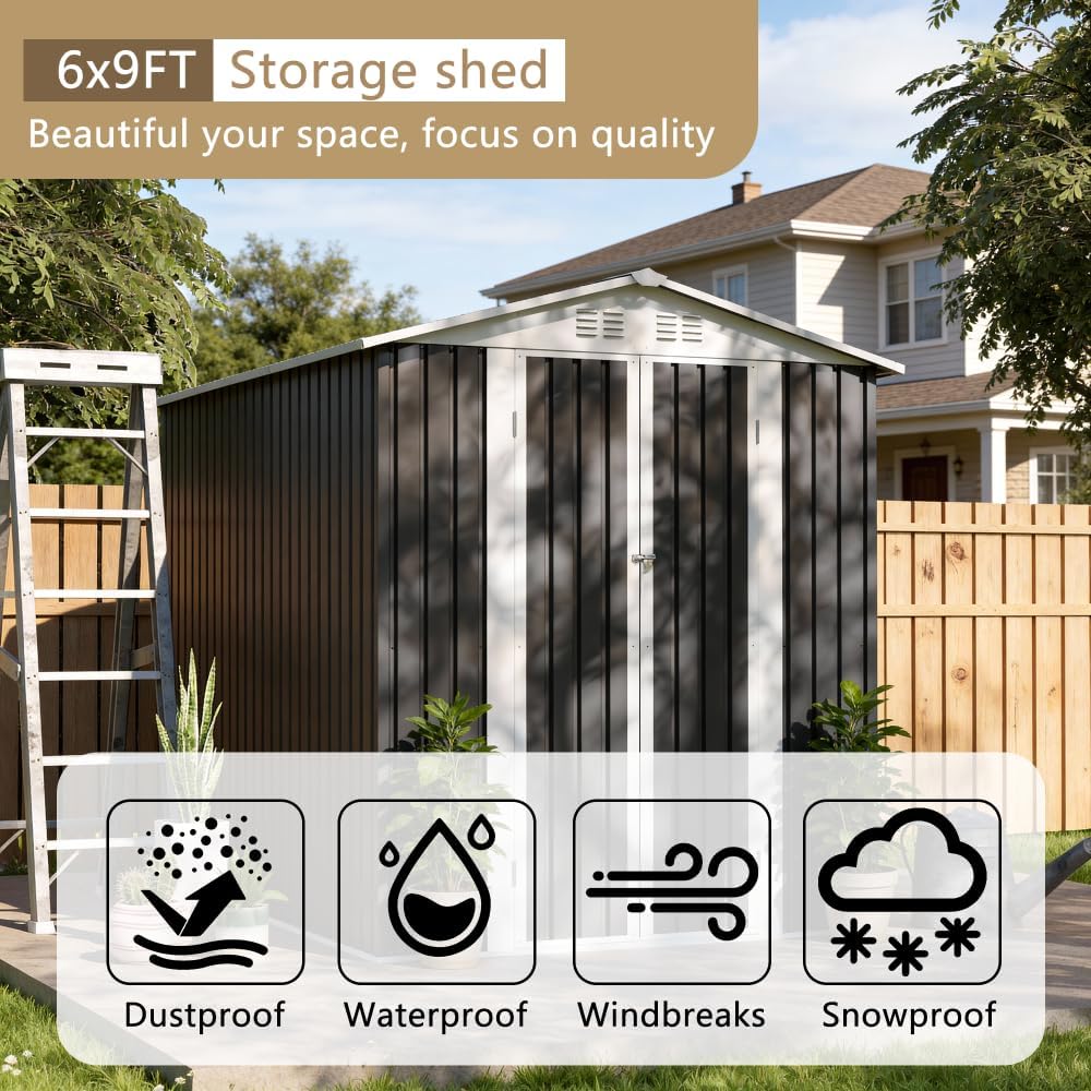 Step-by-step guide for best metal garden shed,metal garden shed worth buying,metal shed pros and cons,metal vs plastic garden shed,should I buy a metal shed,callmego metal shed honest - complete tutorial