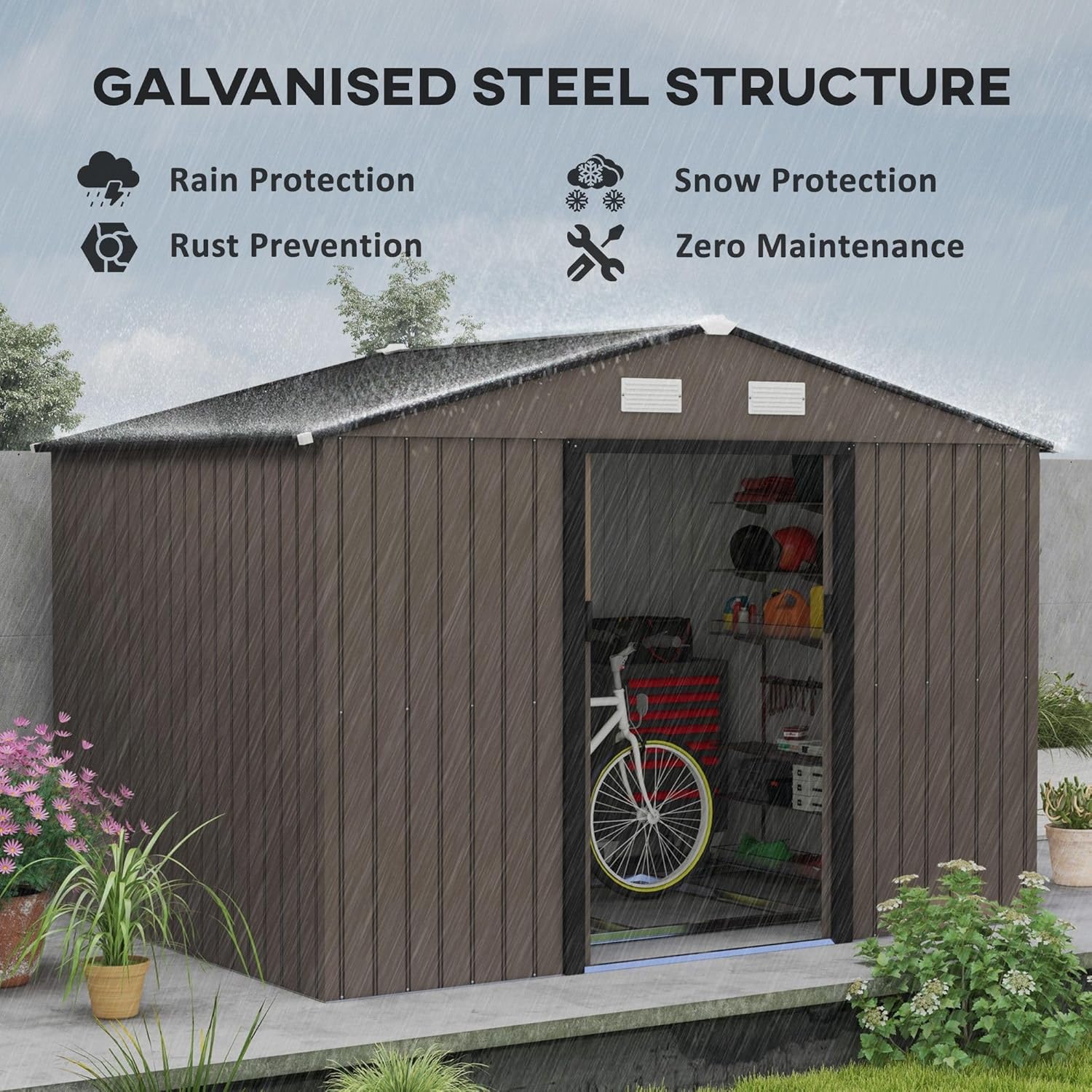 best metal garden storage shed,metal garden shed worth buying,should I buy a metal garden shed,metal shed pros and cons,metal vs plastic garden shed,spacious outdoor storage shed performance testing and real-world results
