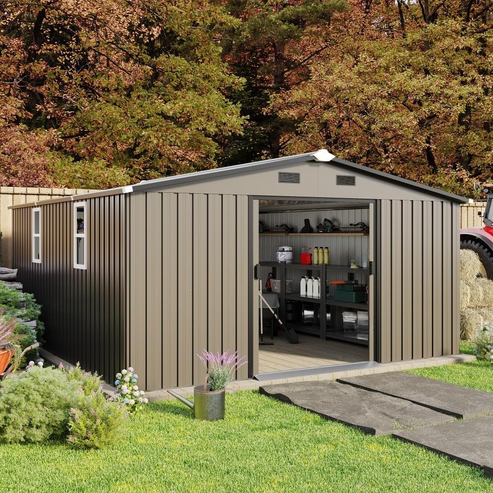 best metal storage shed,metal storage shed worth buying,should I buy a metal storage shed,metal storage shed pros cons,metal shed vs wood shed,CallMeGo metal shed honest - detailed features and technical specifications