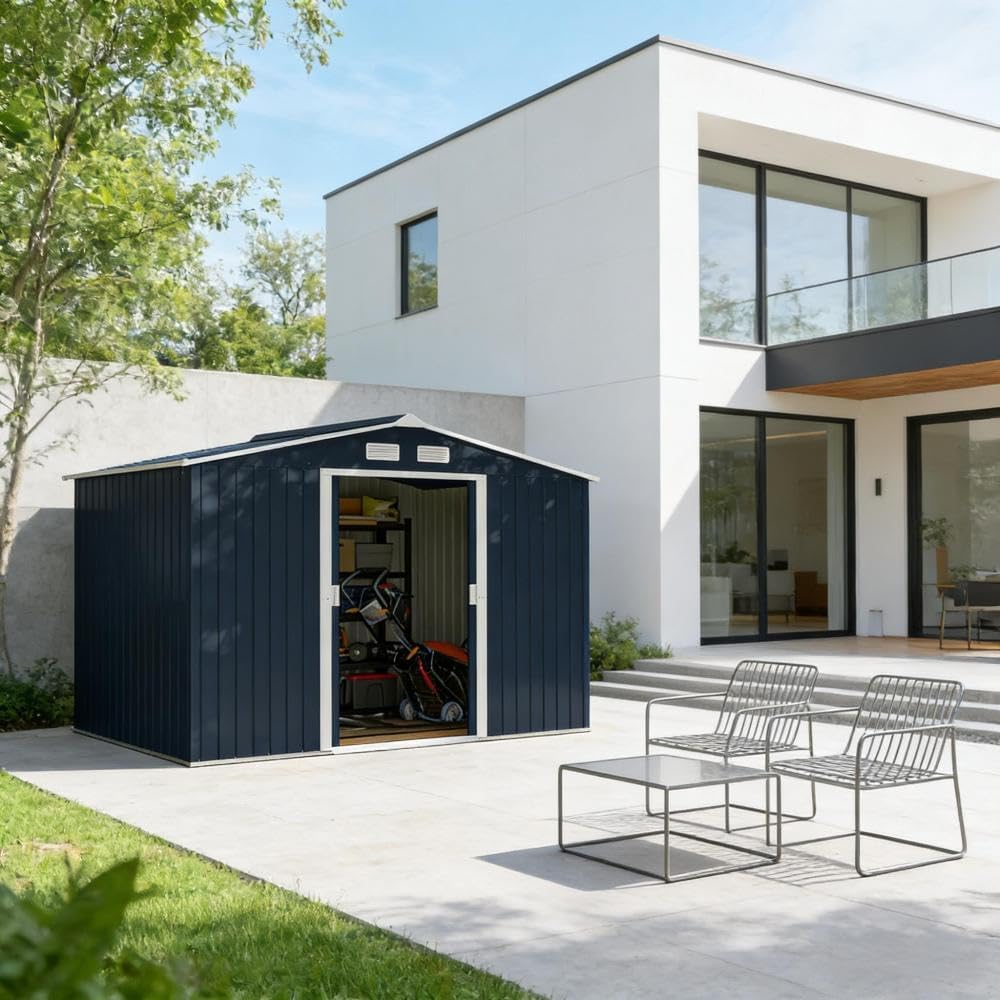 best metal storage shed,metal storage shed worth buying,should I buy a metal shed,metal shed pros and cons,metal shed vs plastic shed,CallMeGo metal shed honest - detailed features and technical specifications