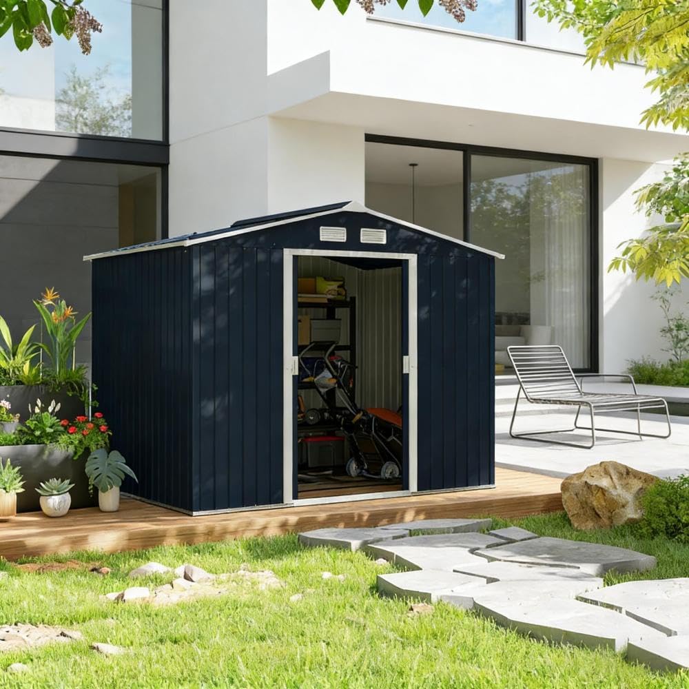 best metal storage shed,metal storage shed worth buying,should I buy a metal shed,metal shed pros and cons,metal shed vs plastic shed,CallMeGo metal shed honest unboxing and complete package contents