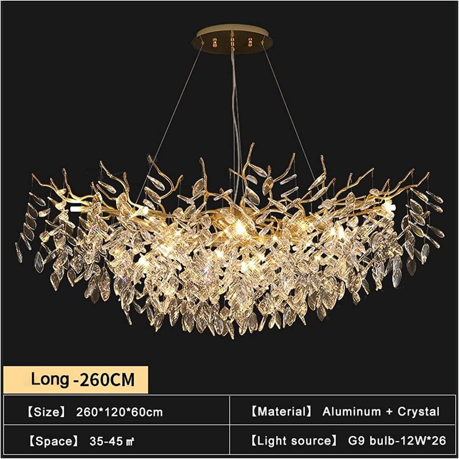 best modern gold crystal chandelier,modern gold chandelier worth buying,gold crystal chandelier pros cons,should I buy a gold crystal chandelier,best dining room crystal chandelier,ZGSXQT chandelier honest assessment unboxing and complete package contents