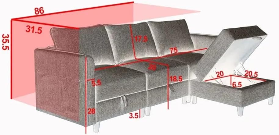 best modular sectional sofa,modular sectional sofa worth buying,should I buy a modular sectional,modular sectional pros and cons,modular sectional vs traditional sofa,best convertible couch with storage unboxing and complete package contents