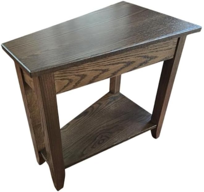 Image 1 of best narrow wood side table