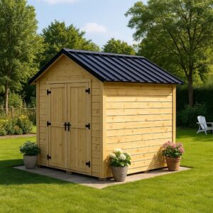 Image 1 of best natural wood garden shed