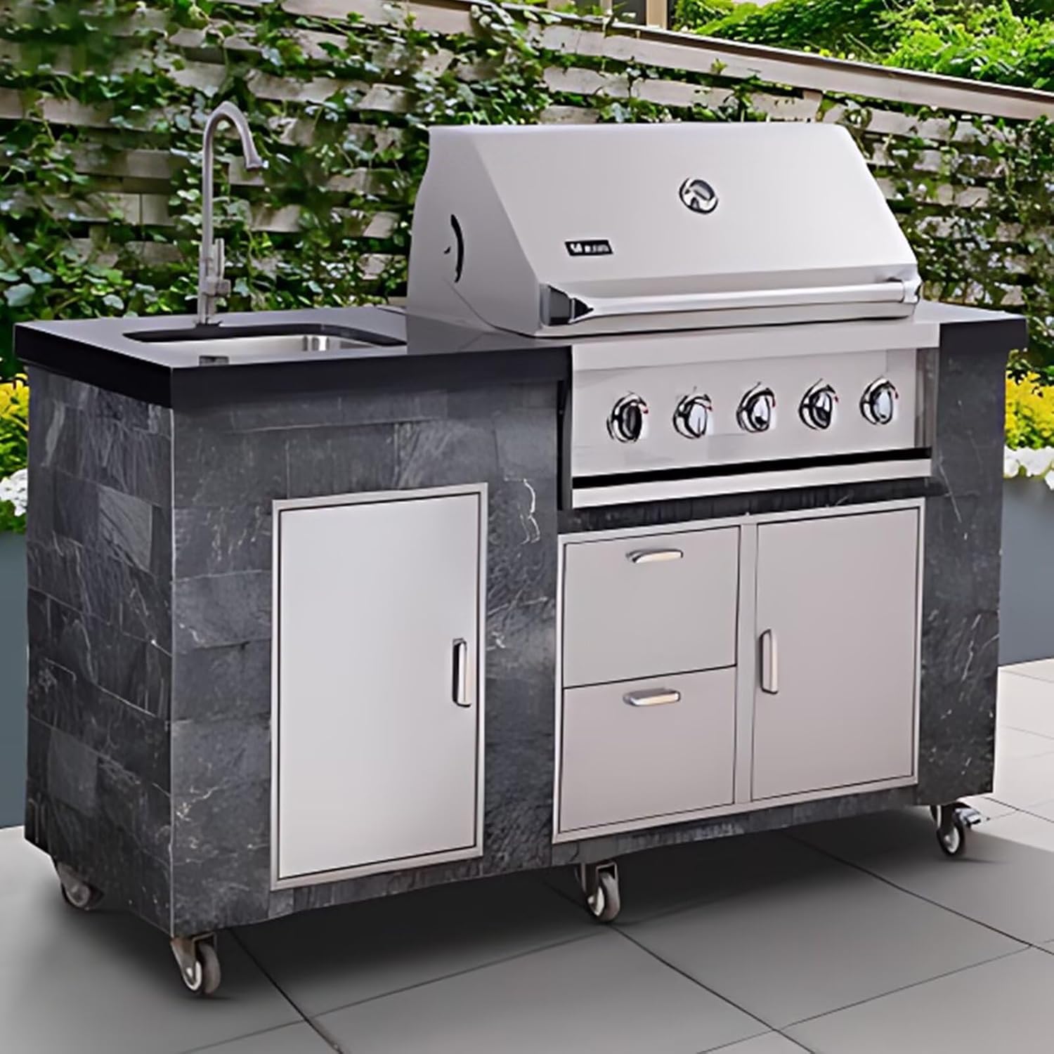 best outdoor kitchen cabinet with grill,outdoor kitchen cabinet worth buying,outdoor kitchen island pros cons,should I buy an outdoor kitchen cabinet,outdoor kitchen cabinet vs built-in,Aihm-Lon outdoor kitchen honest - detailed features and technical specifications