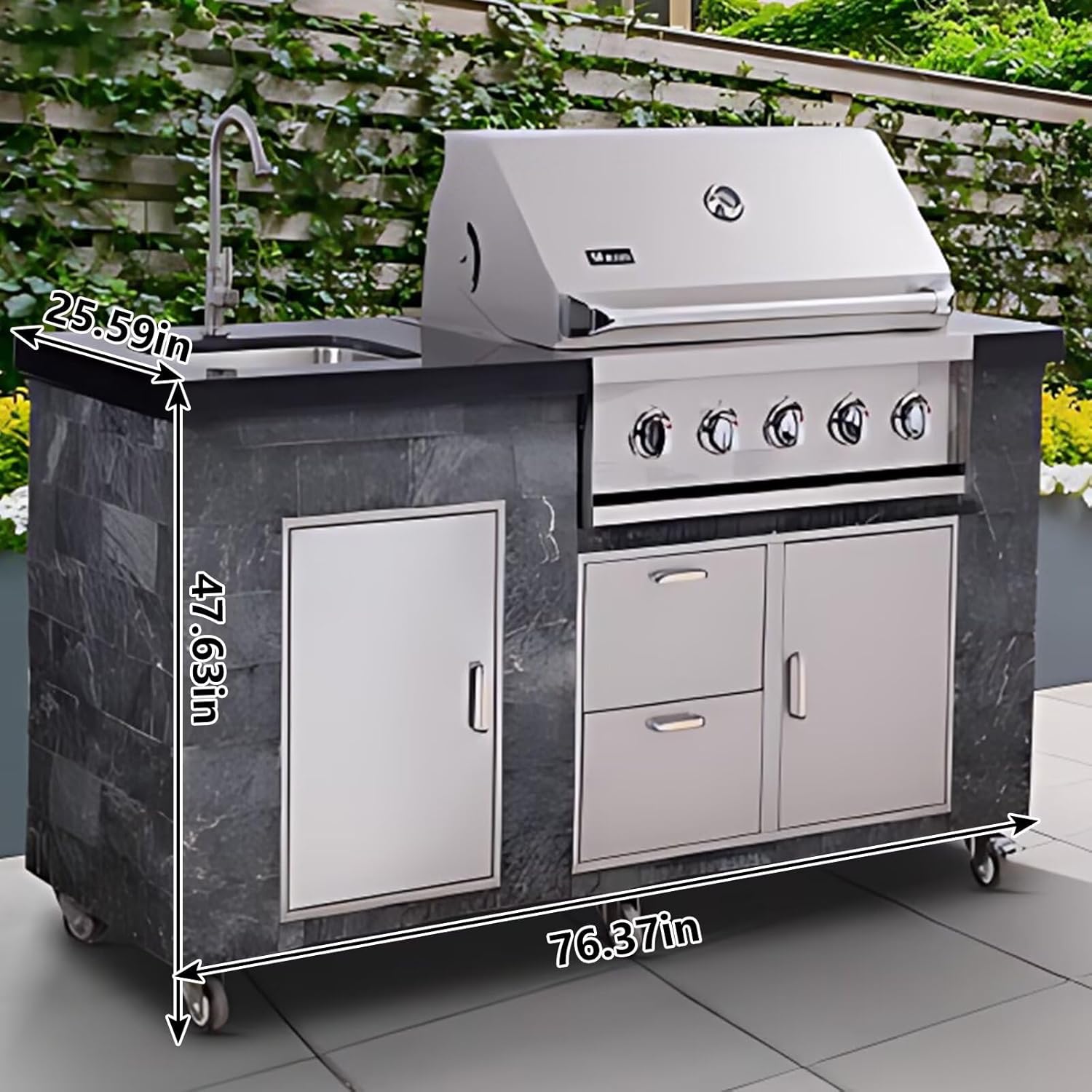 best outdoor kitchen cabinet with grill,outdoor kitchen cabinet worth buying,outdoor kitchen island pros cons,should I buy an outdoor kitchen cabinet,outdoor kitchen cabinet vs built-in,Aihm-Lon outdoor kitchen honest unboxing and complete package contents