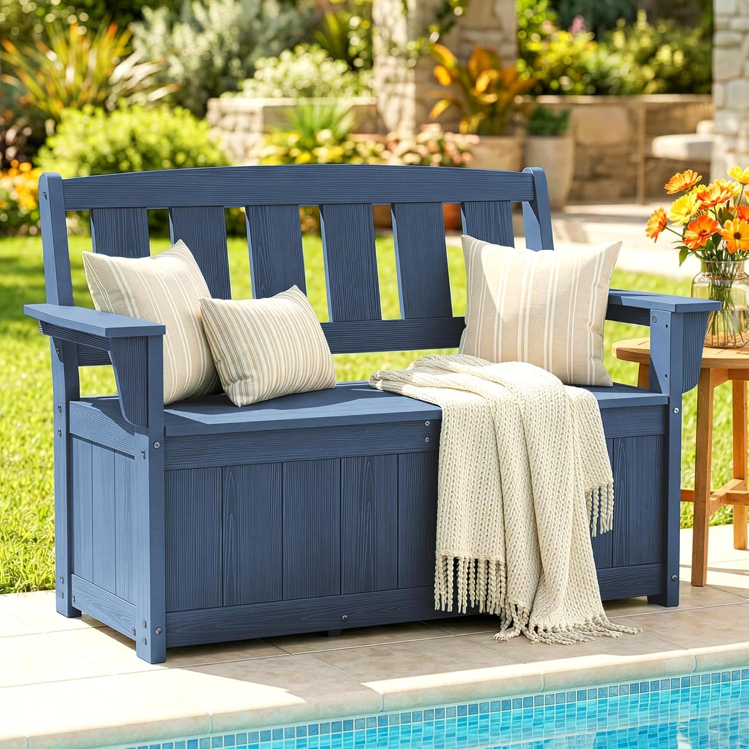 best outdoor storage bench,outdoor storage bench worth it,outdoor storage bench pros cons,SERWALL storage bench honest,outdoor storage bench vs deck box,should I buy an outdoor storage bench unboxing and complete package contents