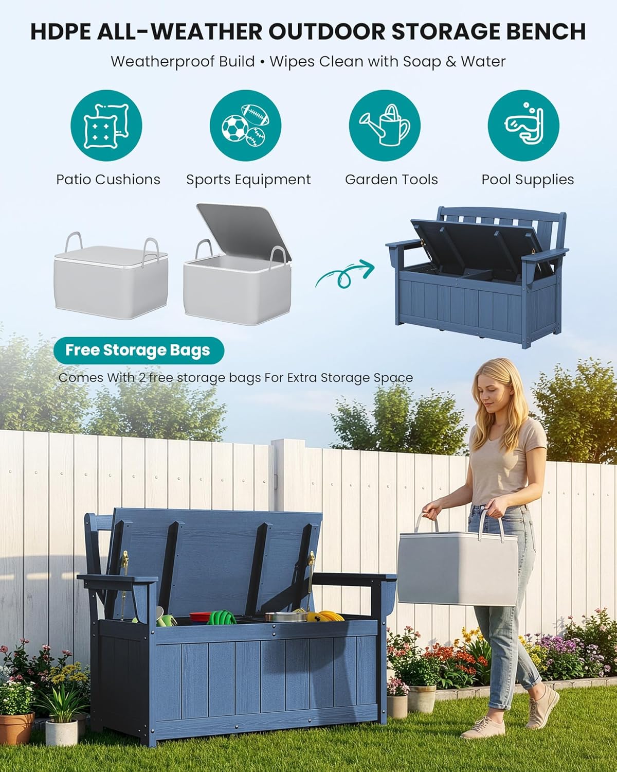 best outdoor storage bench,outdoor storage bench worth it,outdoor storage bench pros cons,SERWALL storage bench honest,outdoor storage bench vs deck box,should I buy an outdoor storage bench performance testing and real-world results