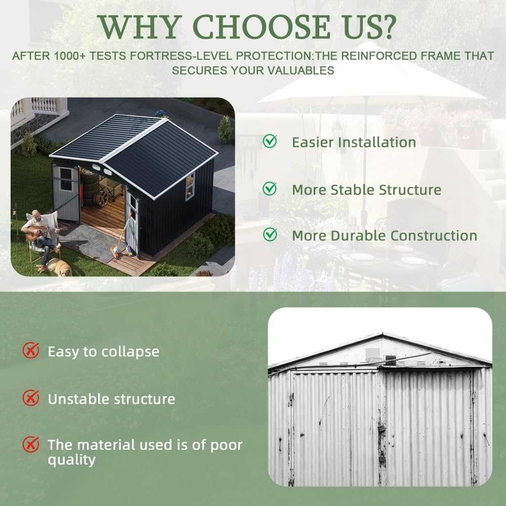 best outdoor storage shed,should I buy an outdoor storage shed,metal storage shed pros cons,callmego shed worth buying,outdoor shed vs alternatives,best shed for yard organization performance testing and real-world results