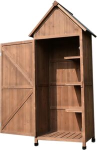 Image 1 of best outdoor wooden storage cabinet