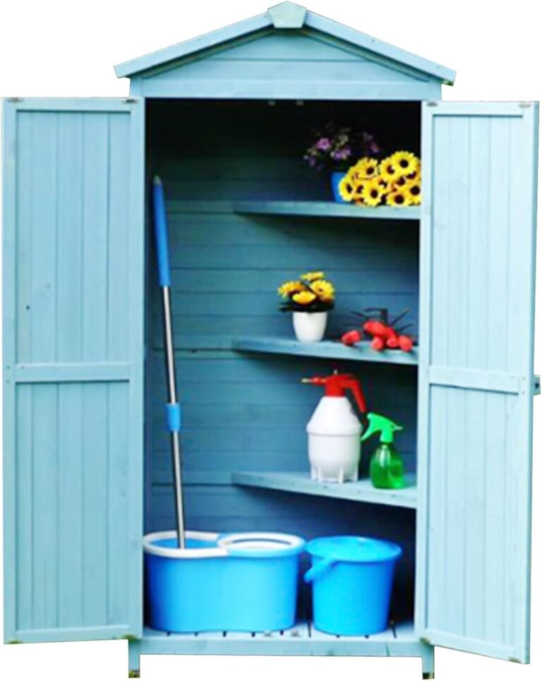 Image 1 of best outdoor wooden storage cabinet