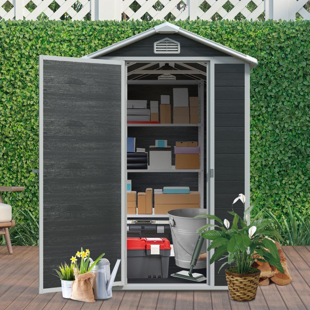 best plastic storage shed,plastic storage shed worth buying,plastic shed pros and cons,plastic shed vs metal shed,should I buy a plastic shed,best outdoor storage shed unboxing and complete package contents