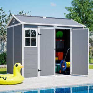 Image 1 of best plastic utility shed 8x6