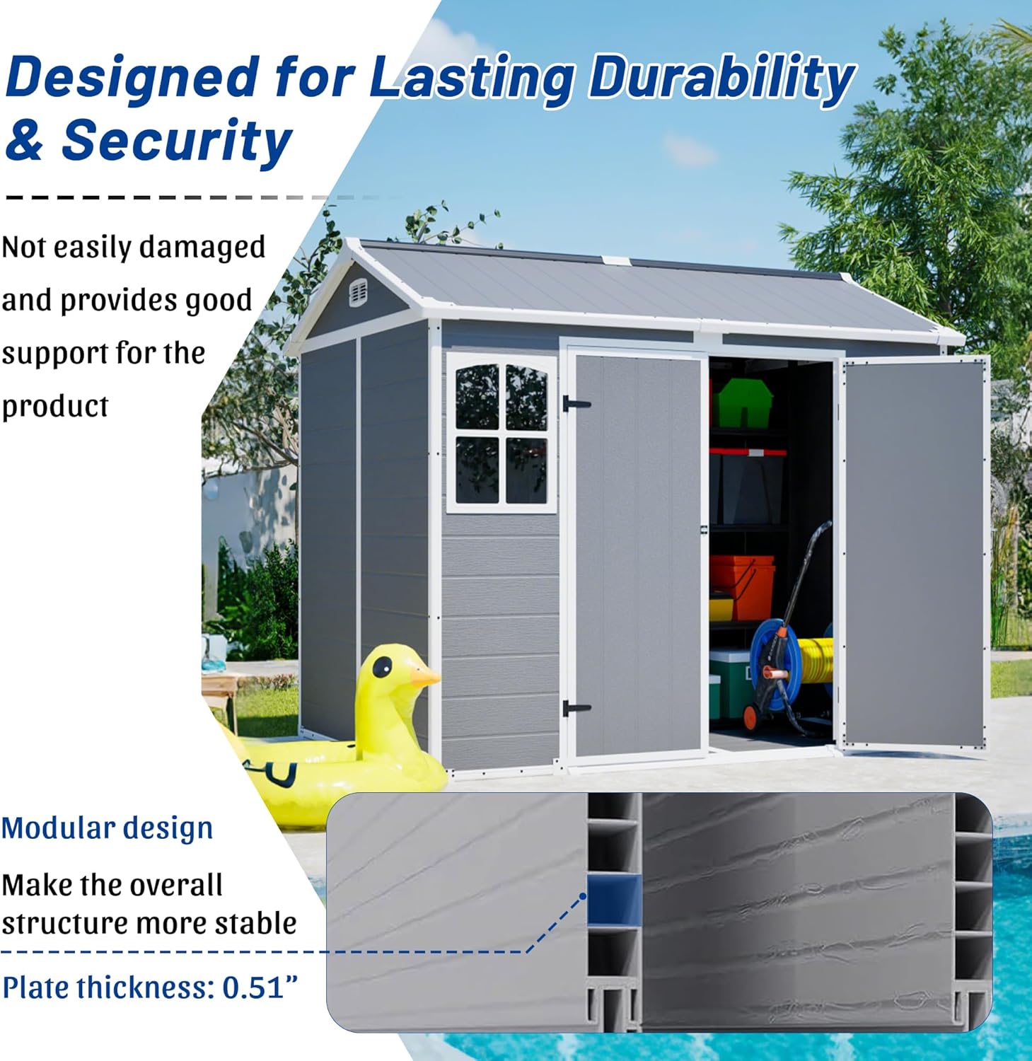 best plastic utility shed 8x6,plastic utility shed worth buying,8x6 plastic shed pros cons,should I buy a plastic utility shed,plastic shed vs metal shed,best outdoor storage shed unboxing and complete package contents