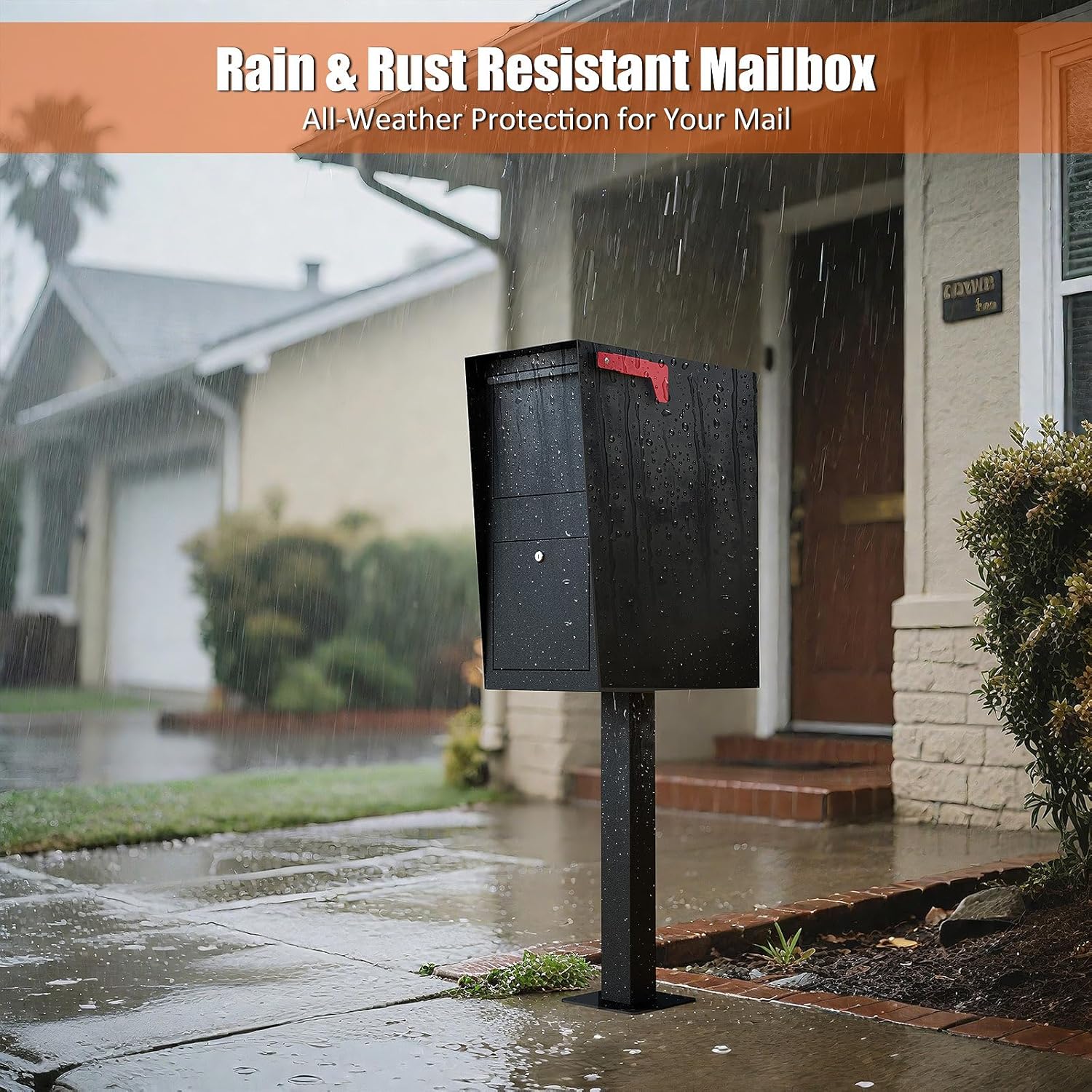 best post mount locking mailbox,should I buy a post mount mailbox,post mount mailbox pros cons,Metateel mailbox worth buying,best curbside security mailbox,locking mailbox vs standard unboxing and complete package contents