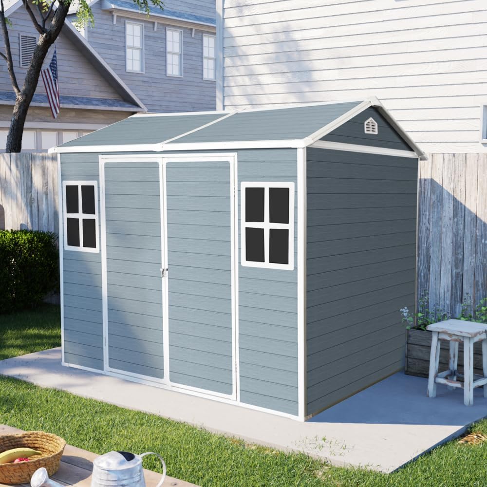 best resin outdoor storage shed,resin shed worth buying,resin storage shed pros cons,resin vs metal shed,should I buy a resin shed,best waterproof garden shed - detailed features and technical specifications
