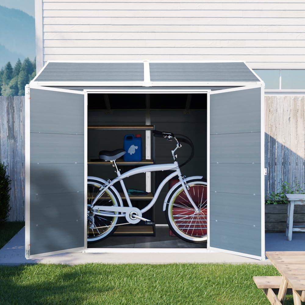 best resin outdoor storage shed,resin shed worth buying,resin storage shed pros cons,resin vs metal shed,should I buy a resin shed,best waterproof garden shed unboxing and complete package contents