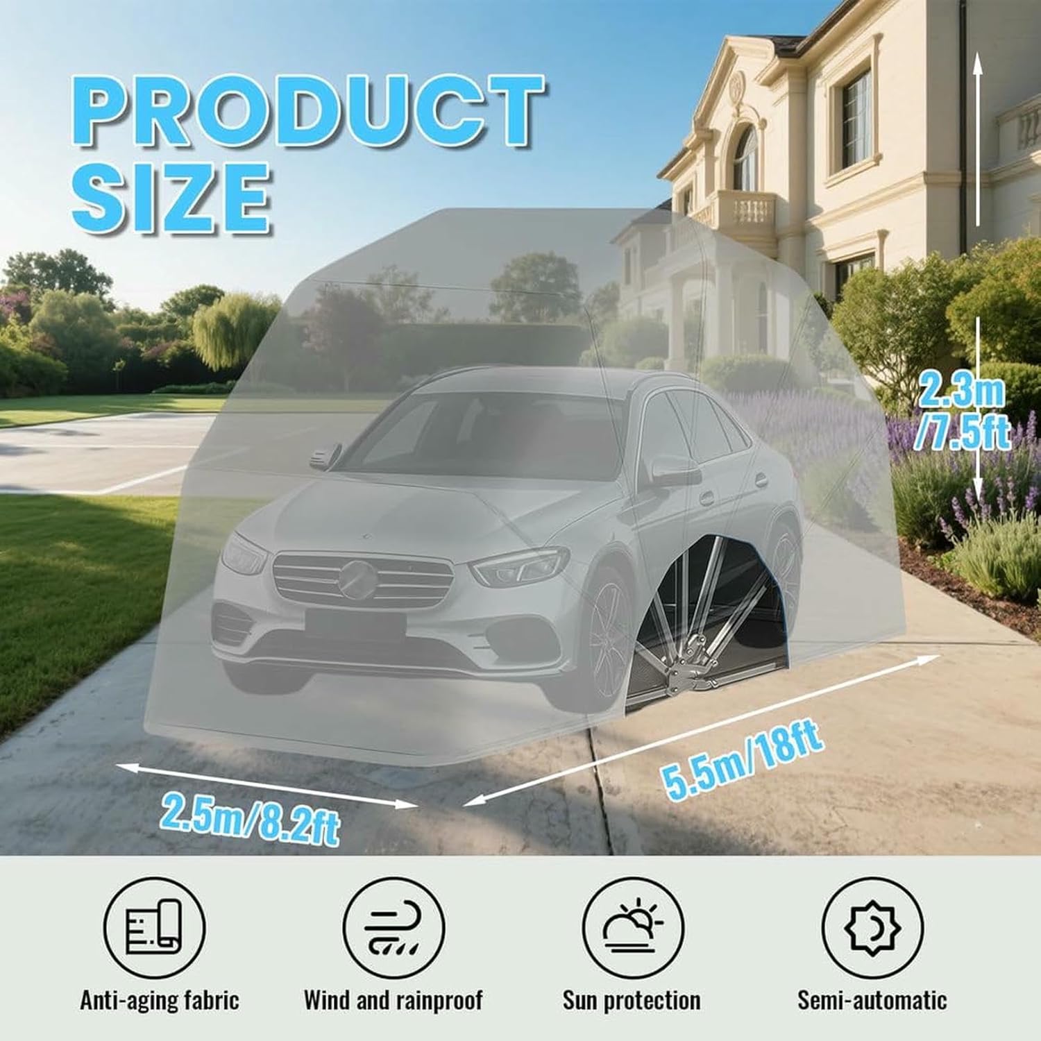 best retractable car awning,retractable car awning worth buying,retractable car awning pros cons,should I buy a retractable car awning,retractable car awning vs permanent carport,best foldable car shelter unboxing and complete package contents