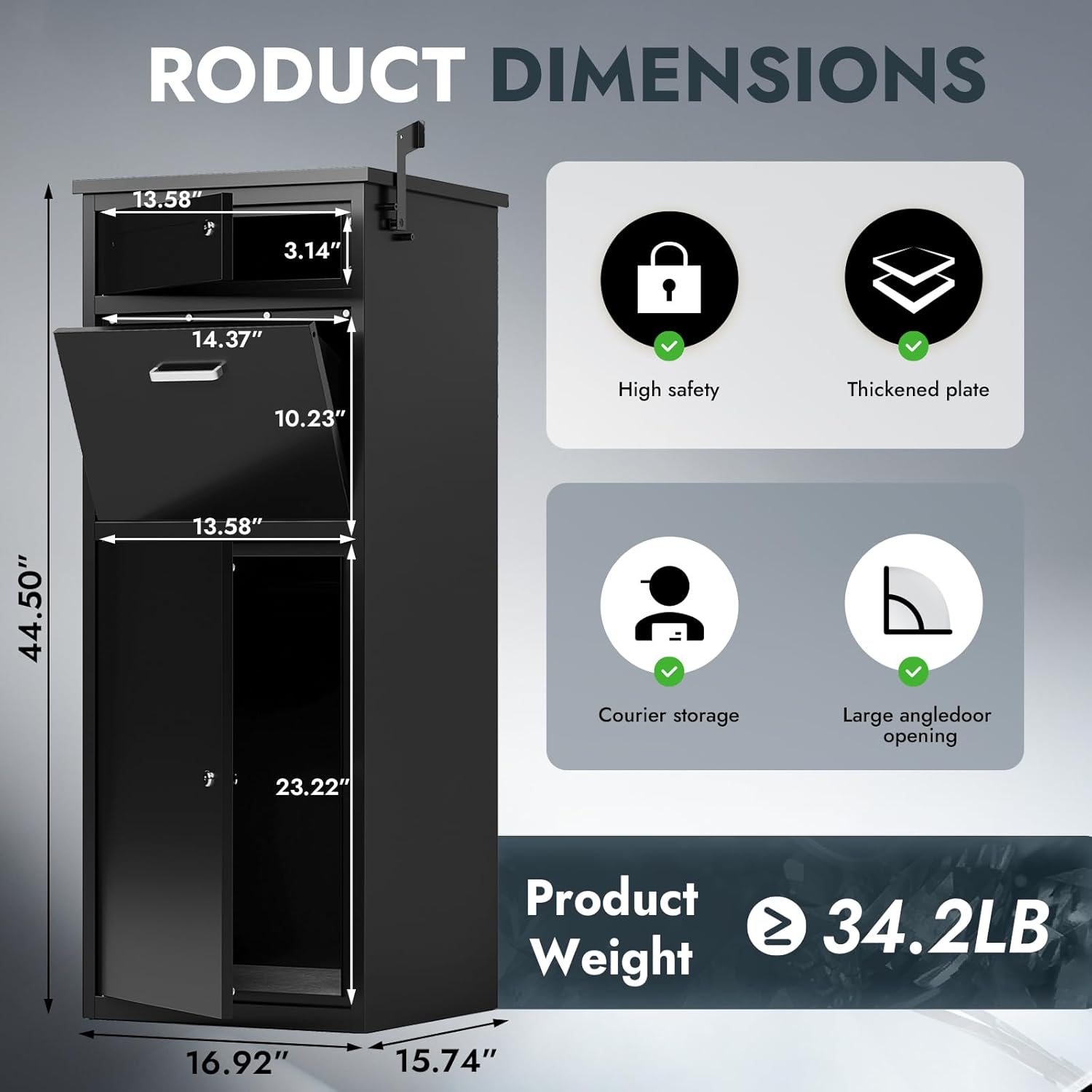 best secure package drop box,should I buy a secure package drop box,secure package drop box pros cons,secure package drop box worth buying,SAPITAL package drop box honest,secure package drop box vs alternatives unboxing and complete package contents