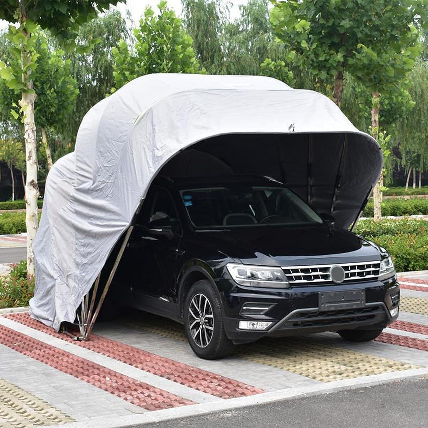 best semi-automatic carport canopy,semi-automatic carport pros cons,heavy duty carport canopy worth buying,portable garage tent vs carport,stainless steel car shelter benefits,should I buy a folding carport - detailed features and technical specifications