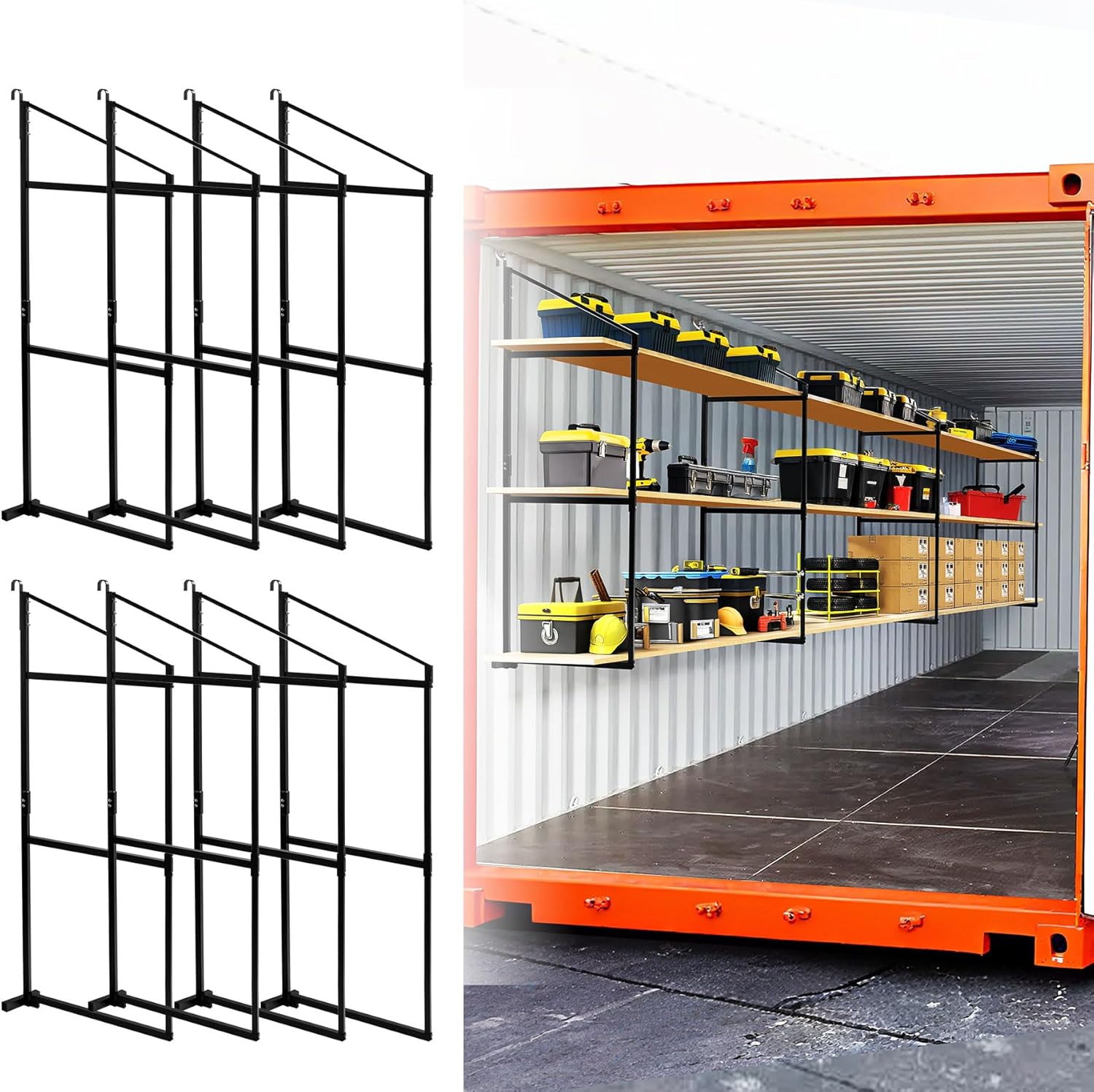 best shipping container shelving brackets,shipping container shelving worth it,shipping container shelves pros cons,Sidasu container brackets honest,heavy duty container shelving,container shelving brackets vs alternatives - detailed features and technical specifications