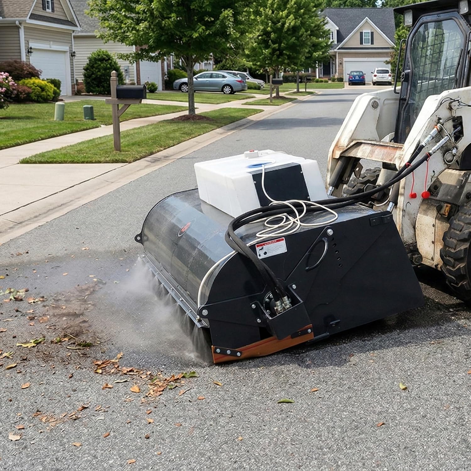 best skid steer sweeper attachment,skid steer sweeper worth buying,skid steer sweeper pros cons,skid steer sweeper vs alternatives,should I buy a skid steer sweeper,heavy duty skid steer broom unboxing and complete package contents