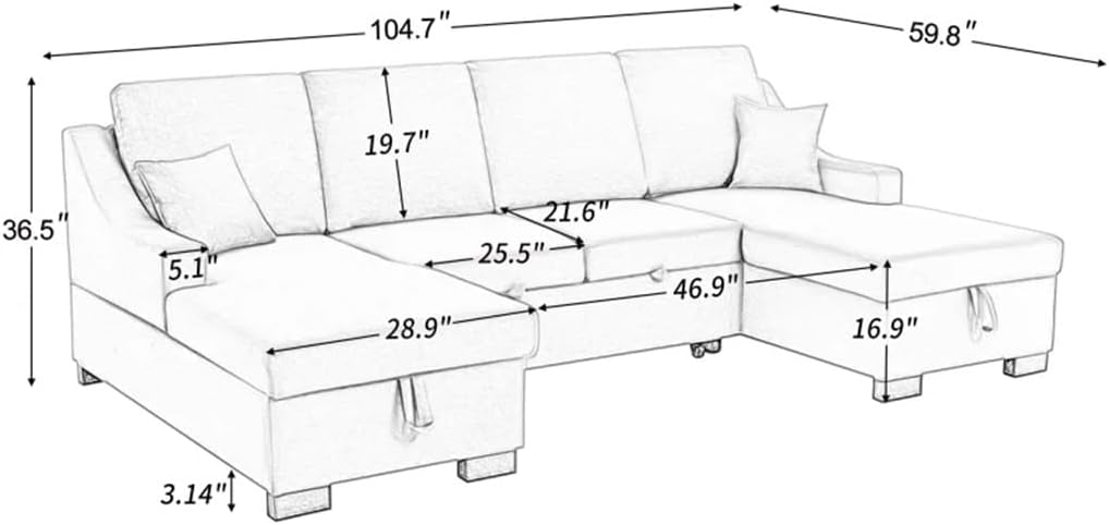 Reviews - Best Sleeper Sectional Sofa with Storage: Our Honest Pros & Cons best sleeper sectional sofa with storage,sleeper sectional sofa worth buying,sectional sofa bed pros cons,should I buy a sleeper sectional,sleeper sofa with storage honest,best convertible sofa for small space unboxing and complete package contents