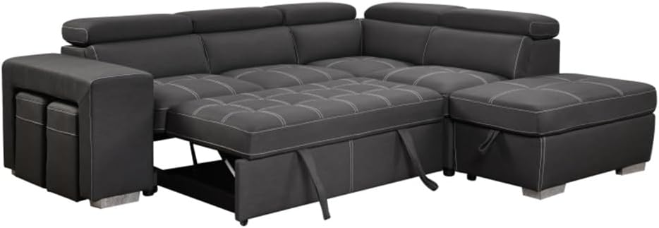 best sleeper sectional with storage,sleeper sectional worth buying,sleeper sectional pros cons,pull out couch bed honest,adjustable headrest sectional worth it,sectional sofa bed vs alternatives unboxing and complete package contents