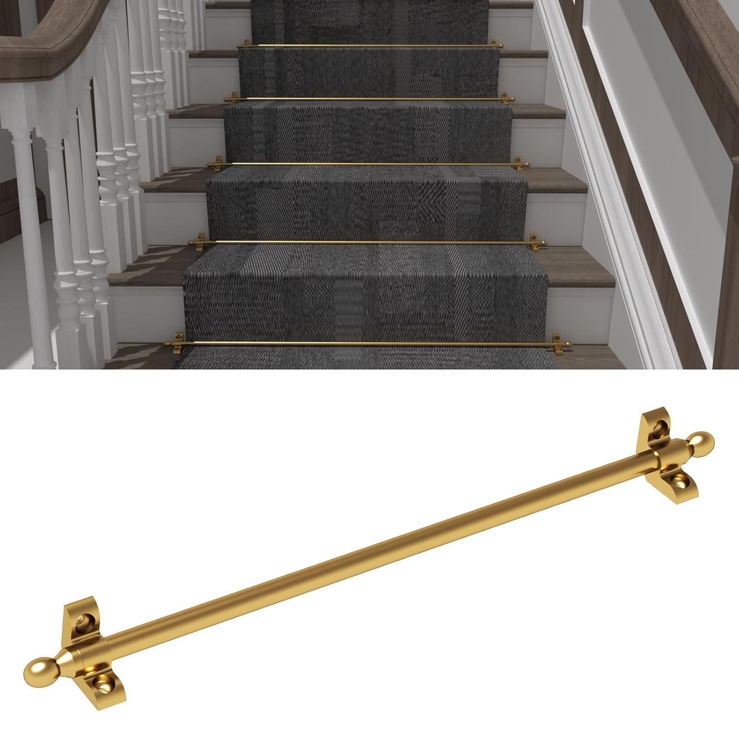 best solid brass stair rods,solid brass stair rods worth buying,should I buy Hrokz stair rods,Hrokz stair rods pros cons,solid brass stair rods vs alternatives,best stair runner rods for carpet - detailed features and technical specifications