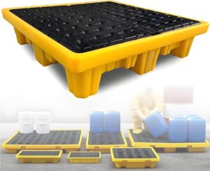 Image 1 of best stackable spill containment pallet