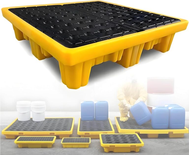 Image 1 of best stackable spill containment pallet