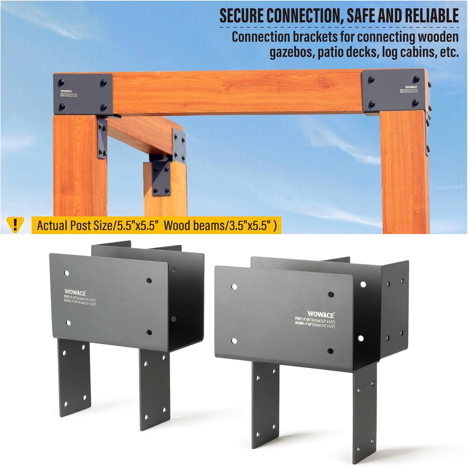 best stainless steel pergola brackets,stainless steel pergola brackets worth buying,pergola post to beam connector pros cons,WOWACE pergola brackets honest,heavy duty pergola brackets vs alternatives,should I buy pergola corner brackets performance testing and real-world results