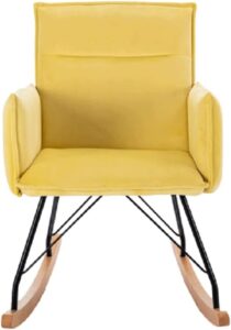 Image 1 of best velvet rocking chair
