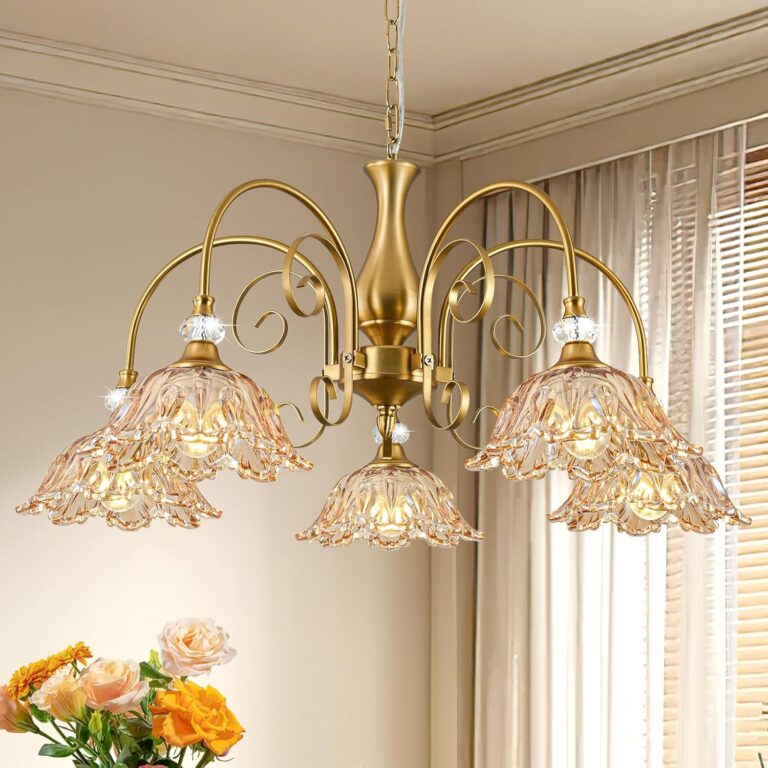 Image 1 of best vintage brass chandelier