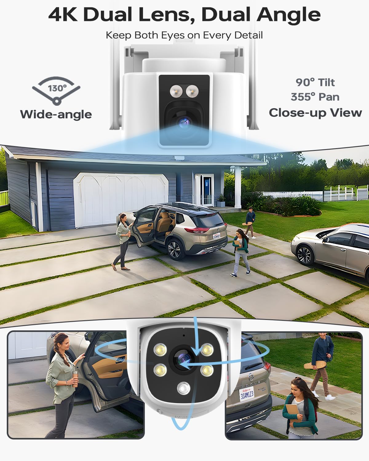 best wireless outdoor security camera system,wireless security camera system worth buying,dual lens security camera pros cons,Wkkengd security camera honest,should I buy a wireless security camera system,wireless camera system vs wired unboxing and complete package contents