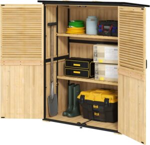 Image 1 of best wooden garden storage shed
