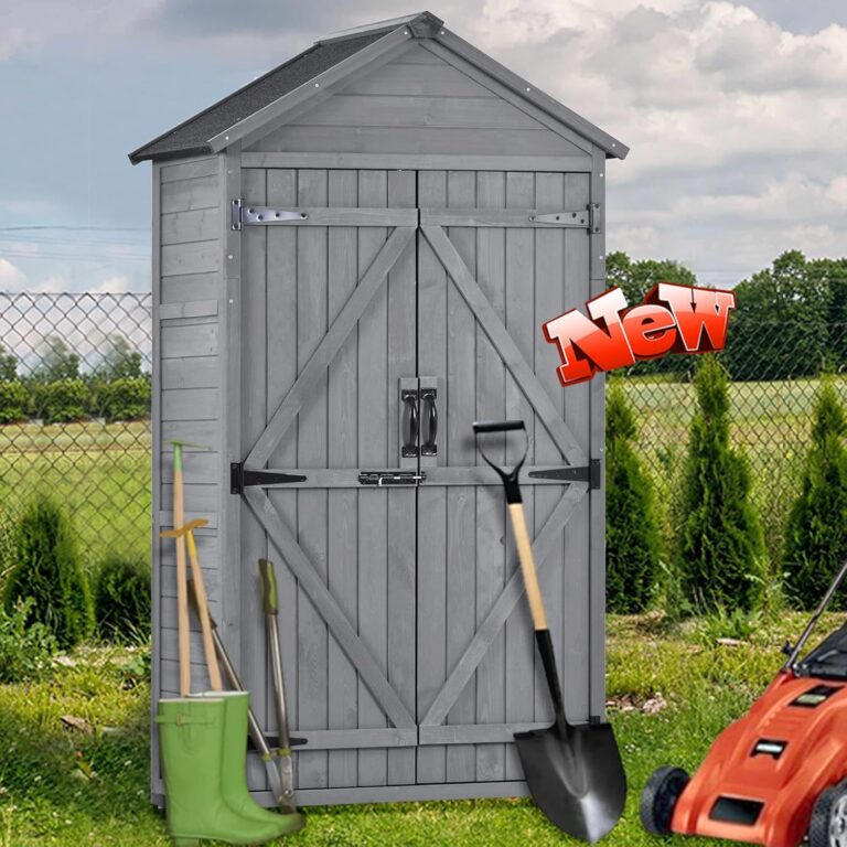 Image 1 of best wooden outdoor storage shed
