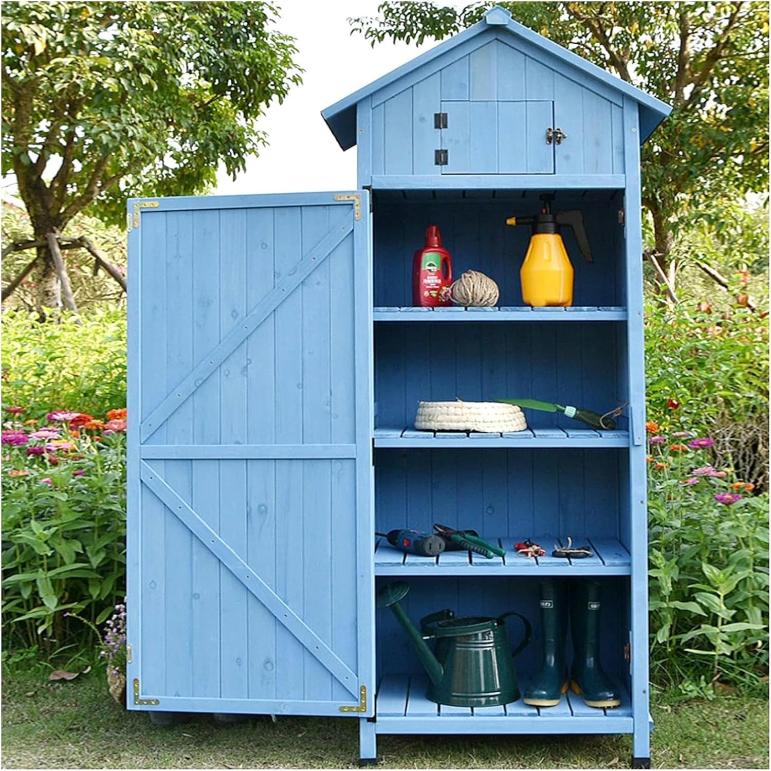 best wooden outdoor storage shed,wooden tool shed worth buying,outdoor garden cabinet pros cons,should I buy a wooden garden shed,tall tool storage cabinet vs alternatives,large garden house honest assessment unboxing and complete package contents