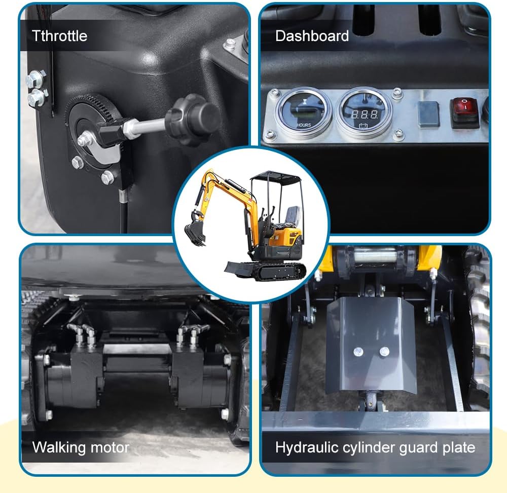 buy 1.2 ton mini excavator,1.2 ton mini excavator worth it,best mini excavator for tight spaces,yellow mini excavator pros cons,B&S engine mini excavator vs alternatives,should I buy a 1.2 ton excavator performance testing and real-world results