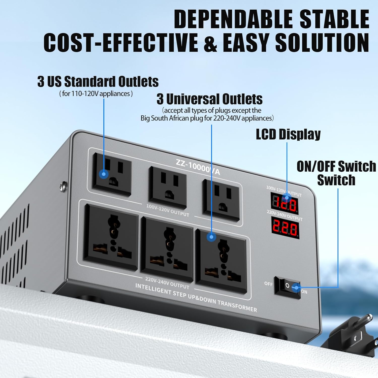 buy 10000W voltage converter transformer,10000W voltage converter worth buying,10000W transformer pros and cons,best heavy duty voltage converter,10000W step up down converter vs alternatives,should I buy a 10000W transformer unboxing and complete package contents