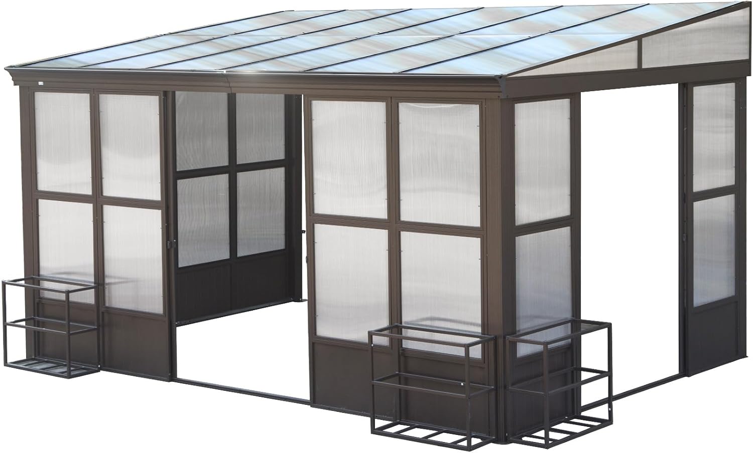 buy 10x12 all season sunroom,all season sunroom worth buying,10x12 sunroom pros and cons,wall mounted solarium vs alternatives,should I buy a lean-to gazebo,best aluminum sunroom for patio unboxing and complete package contents