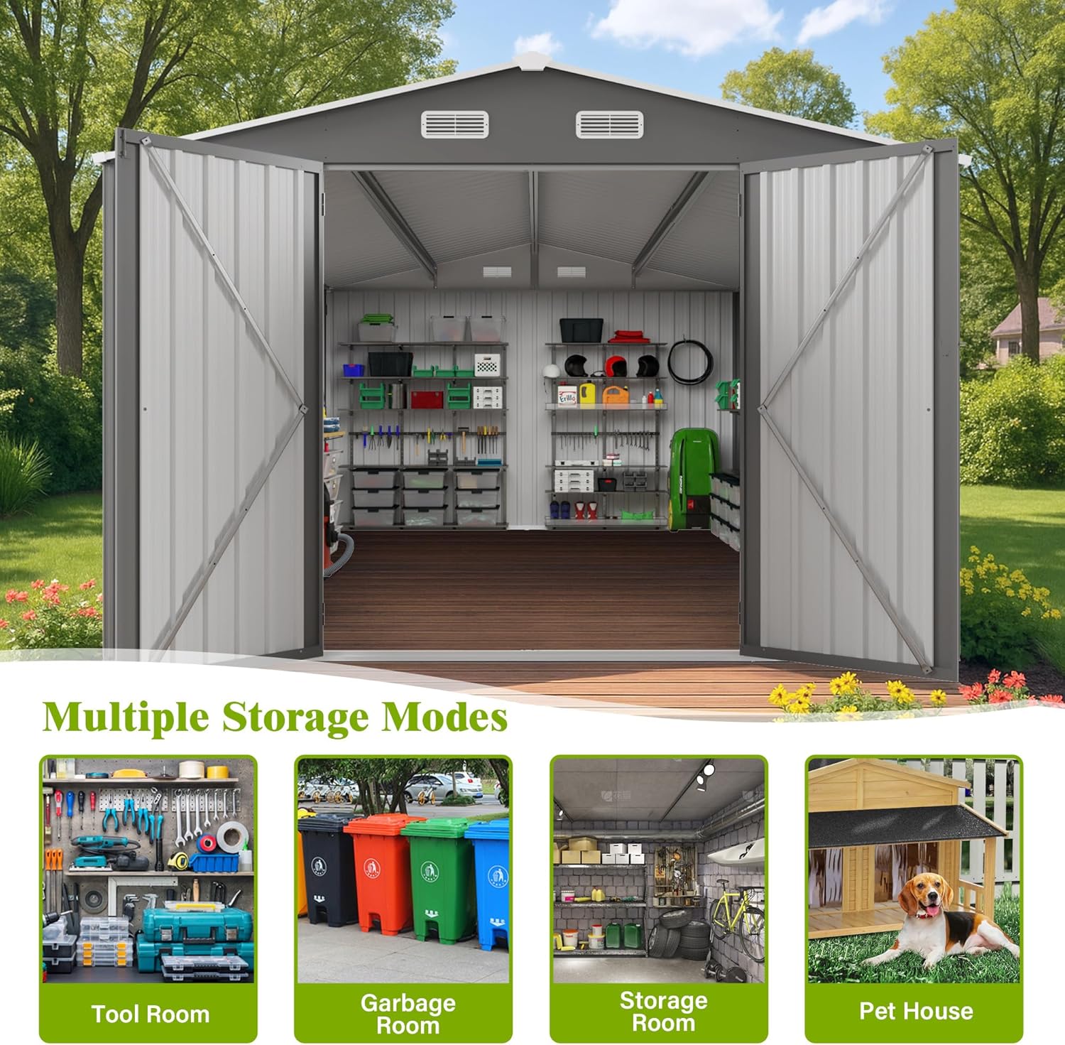 Step-by-step guide for buy 10x12 metal shed with floor,should I buy a 10x12 metal shed,10x12 metal shed pros cons,10x12 metal shed worth buying,best large metal storage shed,Donfafecuer 10x12 shed honest - complete tutorial