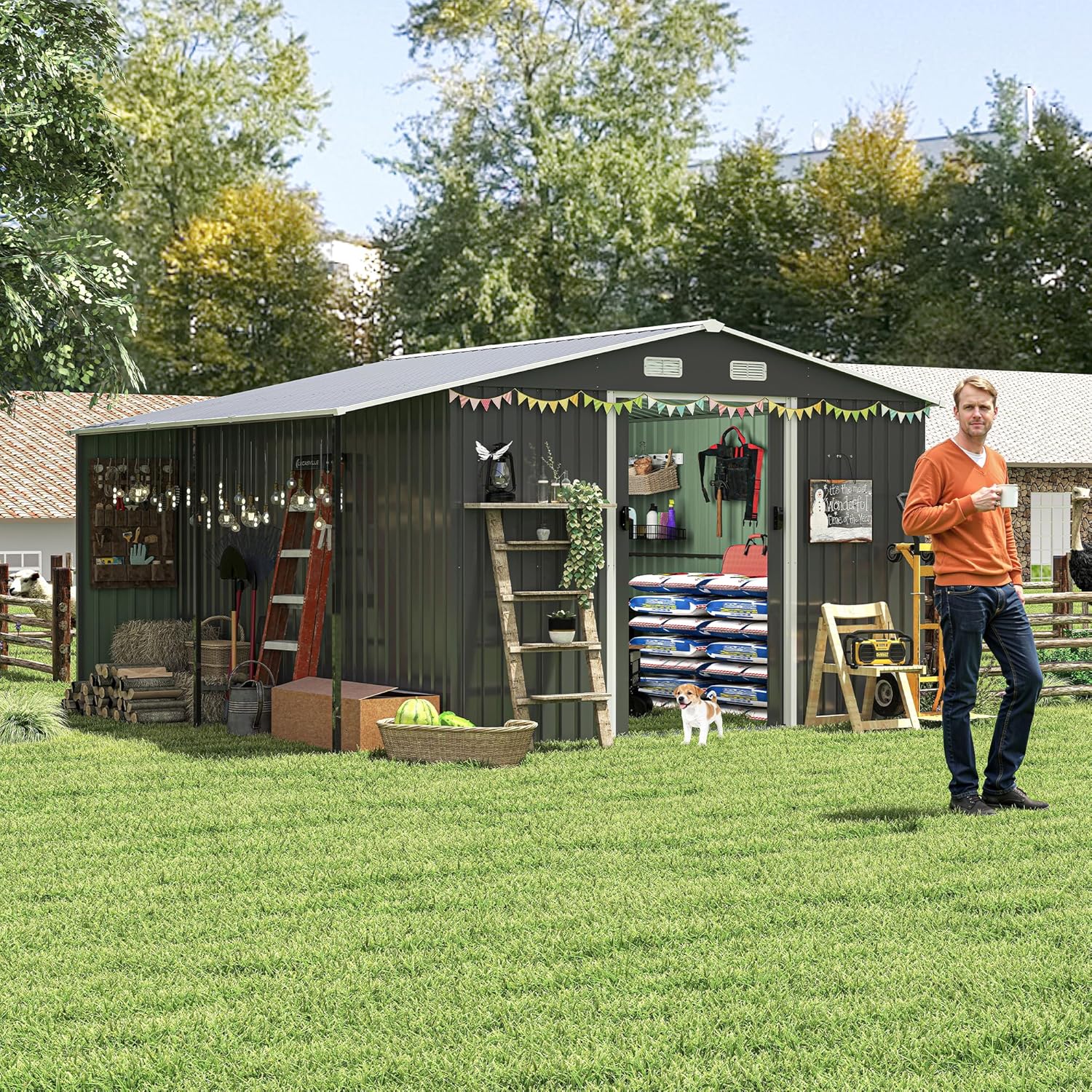 buy 10x12 metal storage shed,10x12 metal shed worth buying,best large garden shed,10x12 shed pros and cons,should I buy a 10x12 metal shed,ARCOSUCU shed honest assessment - detailed features and technical specifications
