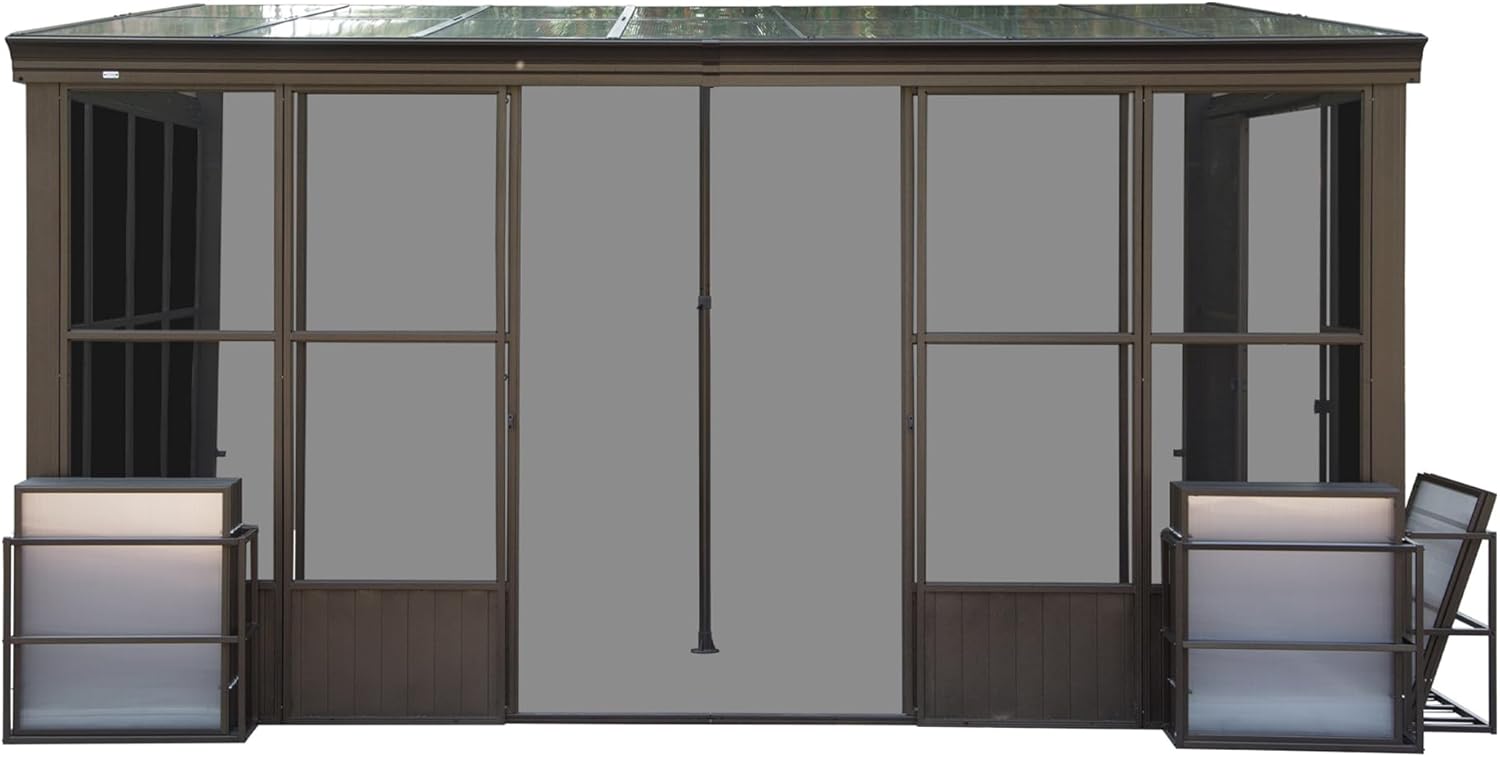 buy 10x12ft all season sunroom,should I buy a wall mounted solarium,10x12ft sunroom pros cons,all season sunroom worth buying,best lean to gazebo for patio,aluminum sunroom vs polycarbonate alternatives - detailed features and technical specifications