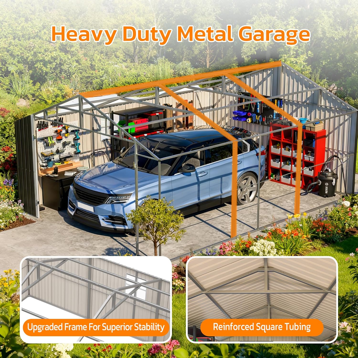 buy 12x20 metal garage shed,12x20 metal shed worth buying,best heavy duty metal garage,Mulinsonfly 12x20 shed honest,12x20 metal shed pros cons,metal garage shed vs alternatives performance testing and real-world results