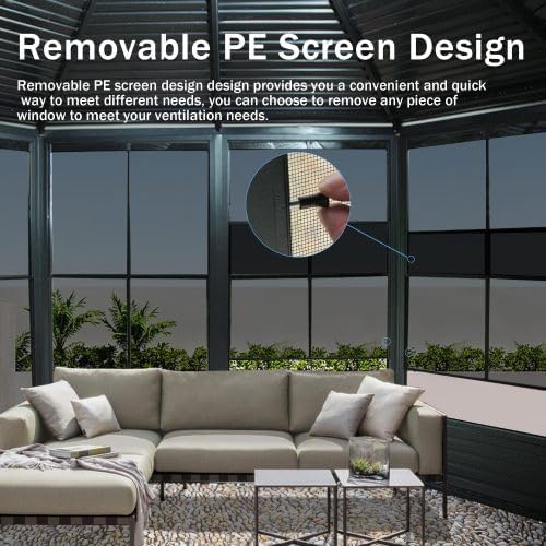 buy 13x13 ft octagonal sunroom,should I buy an octagonal solarium,octagonal sunroom vs traditional,13x13 ft sunroom pros cons,best outdoor screen house with lockable door,octagonal solarium worth buying performance testing and real-world results
