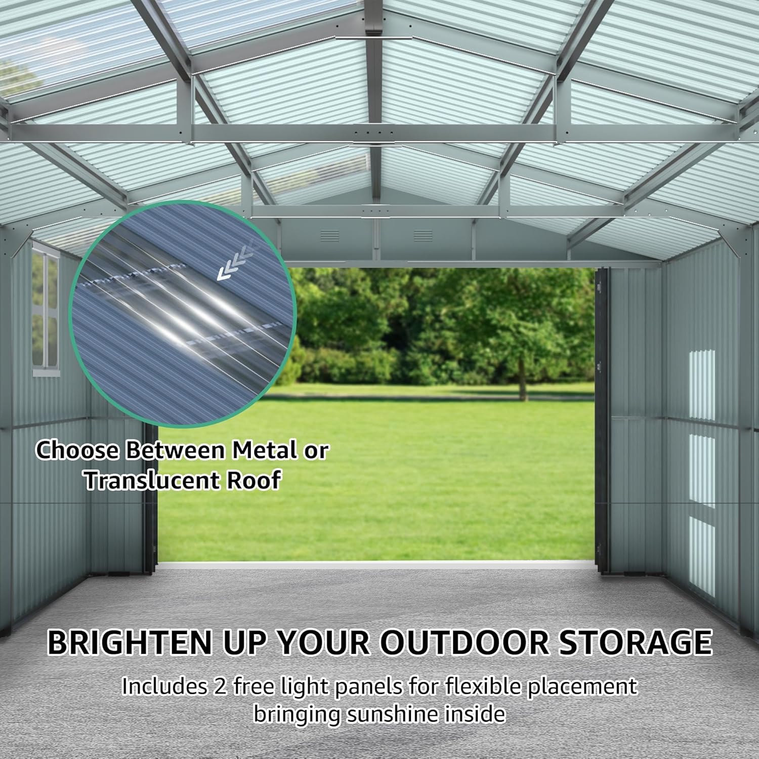 buy 13x20ft metal garage shed,13x20ft outdoor storage shed pros cons,large metal garage shed worth buying,metal shed vs wood shed for cars,AODSHA 13x20 shed honest experience,best large metal sheds for lawn equipment unboxing and complete package contents